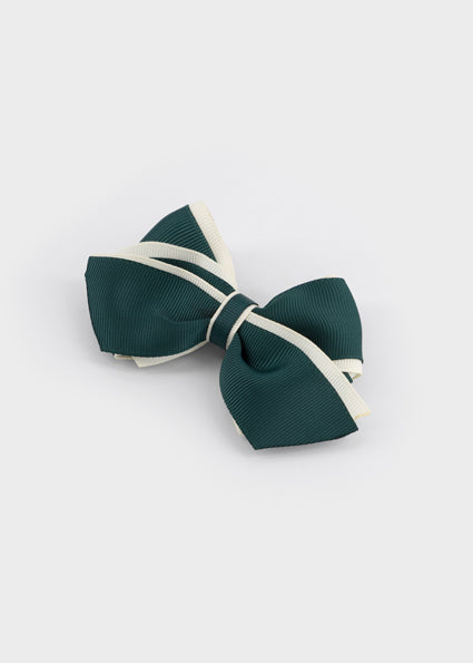 Mayoral Bow Hairclip - Nenufar Green