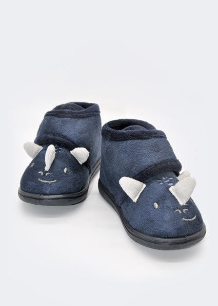 Mayoral Slippers - Navy Dinosaur