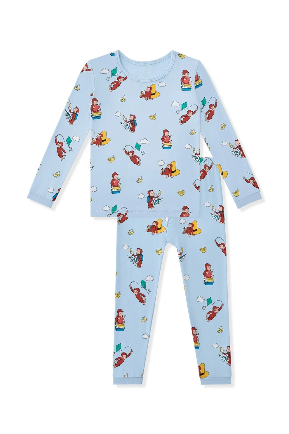 Kyte Baby Long Sleeve Toddler Pajama Set - Curious George