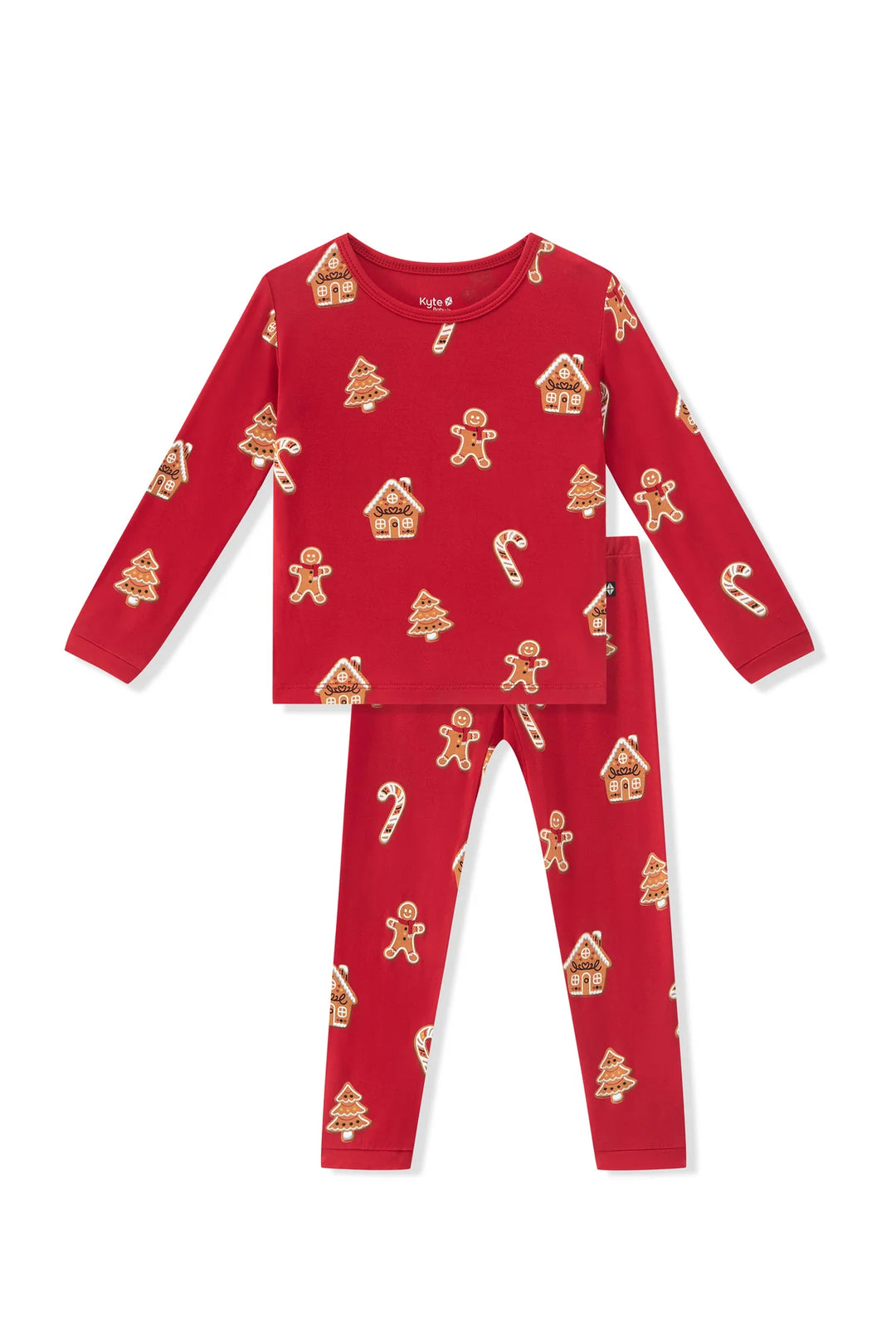 Kyte Baby Long Sleeve Toddler Pajama Set - Gingerbread