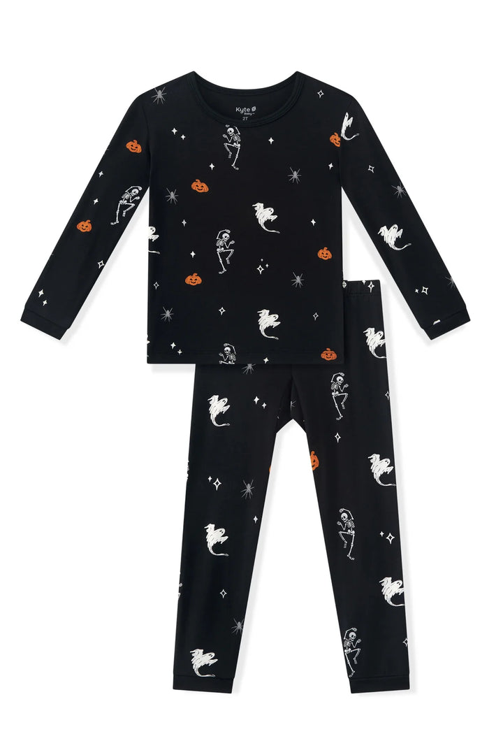 Kyte Baby Long Sleeve Toddler Pajama Set - Halloween Friends
