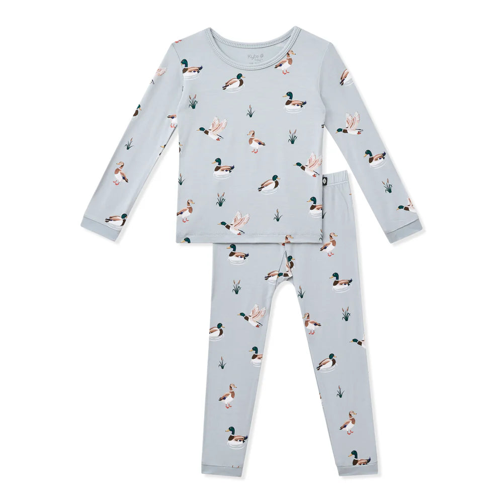 Kyte Baby Long Sleeve Toddler Pajama Set - Mallard Duck
