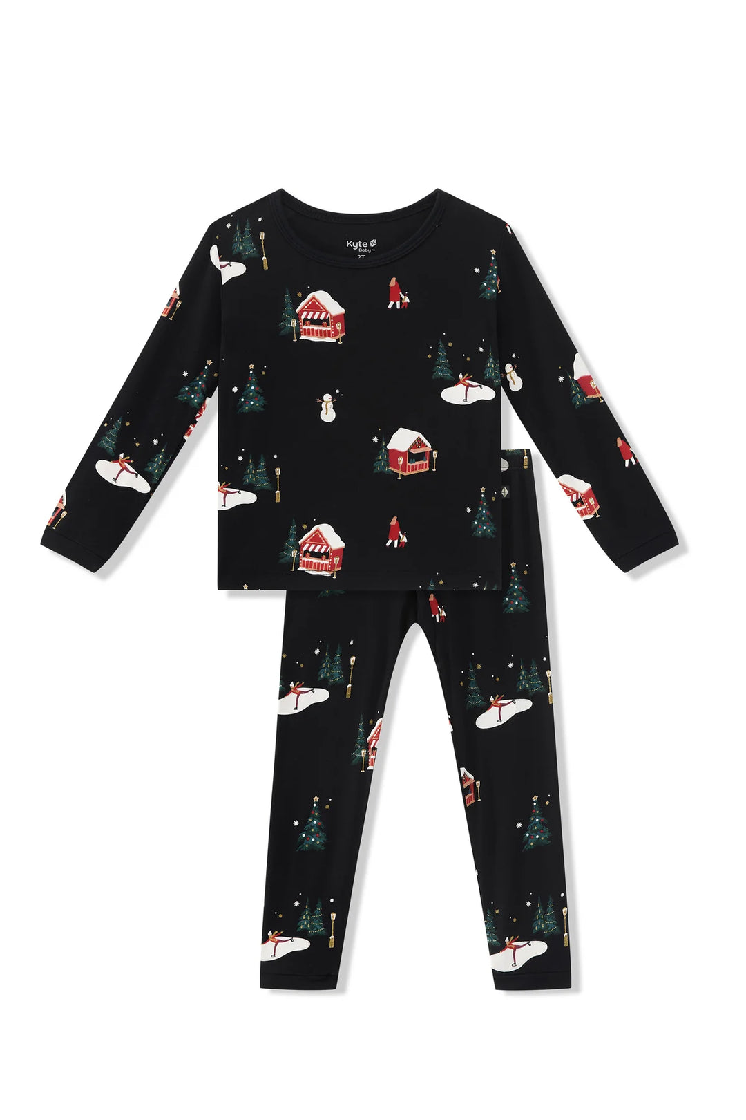 Kyte Baby Long Sleeve Toddler Pajama Set - Winter Wonderland