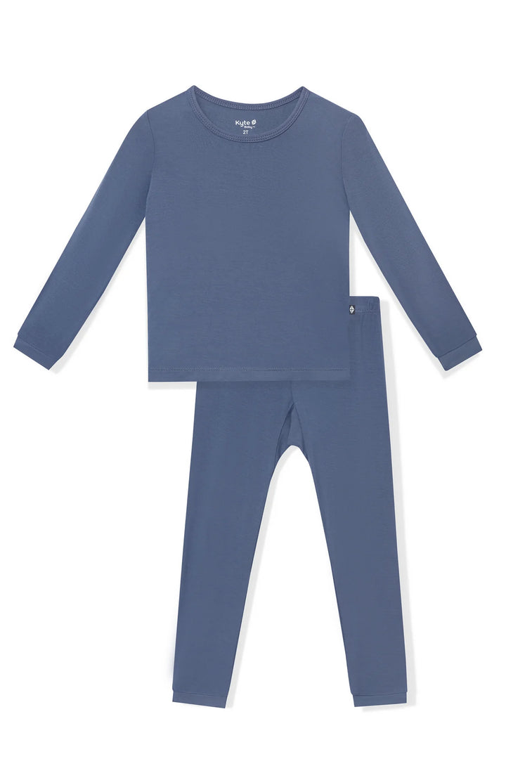 Kyte Baby Long Sleeve Toddler Pajama Set - Oxford