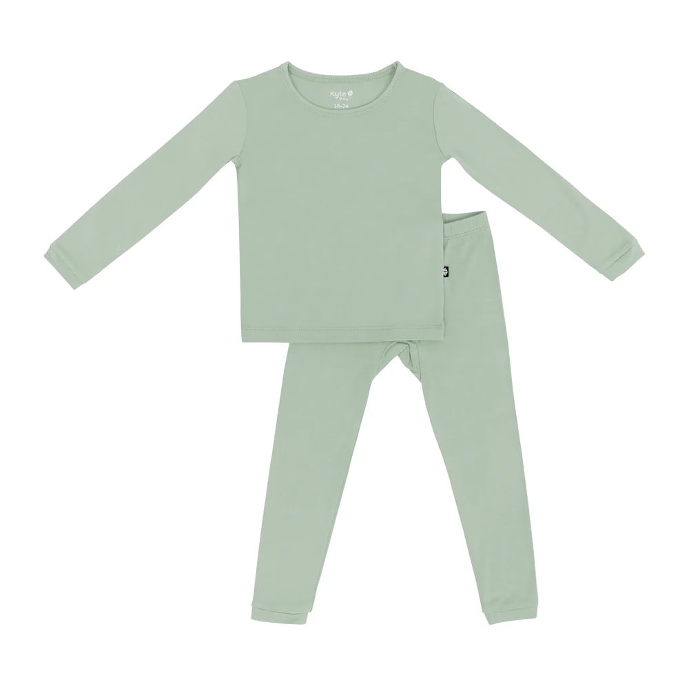 Kyte Baby Long Sleeve Toddler Pajama Set - Thyme
