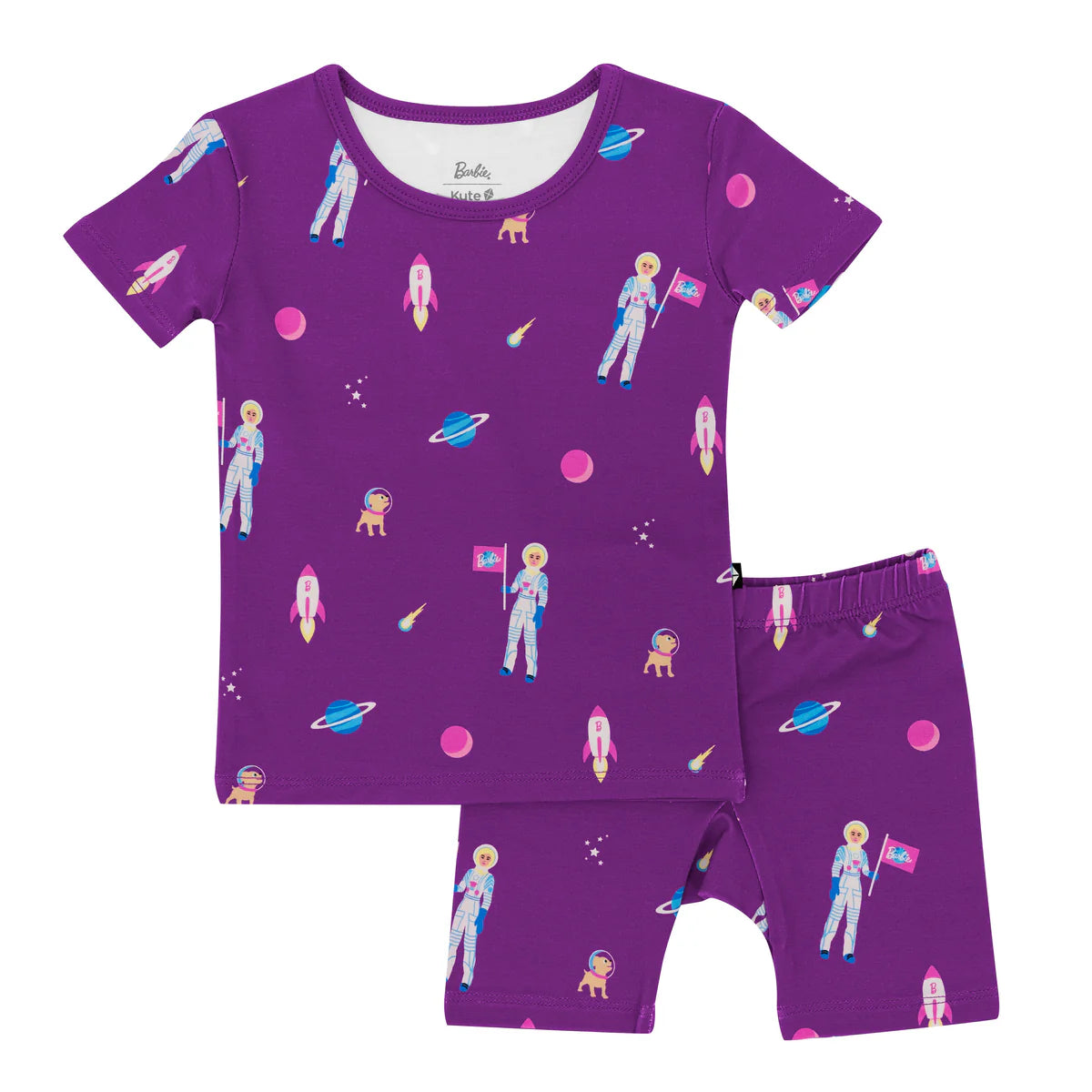 Kyte Baby Short Sleeve Pajama Set - Barbie Astronaut Kyte Baby Short Sleeve Pajama Set - Barbie Astronaut