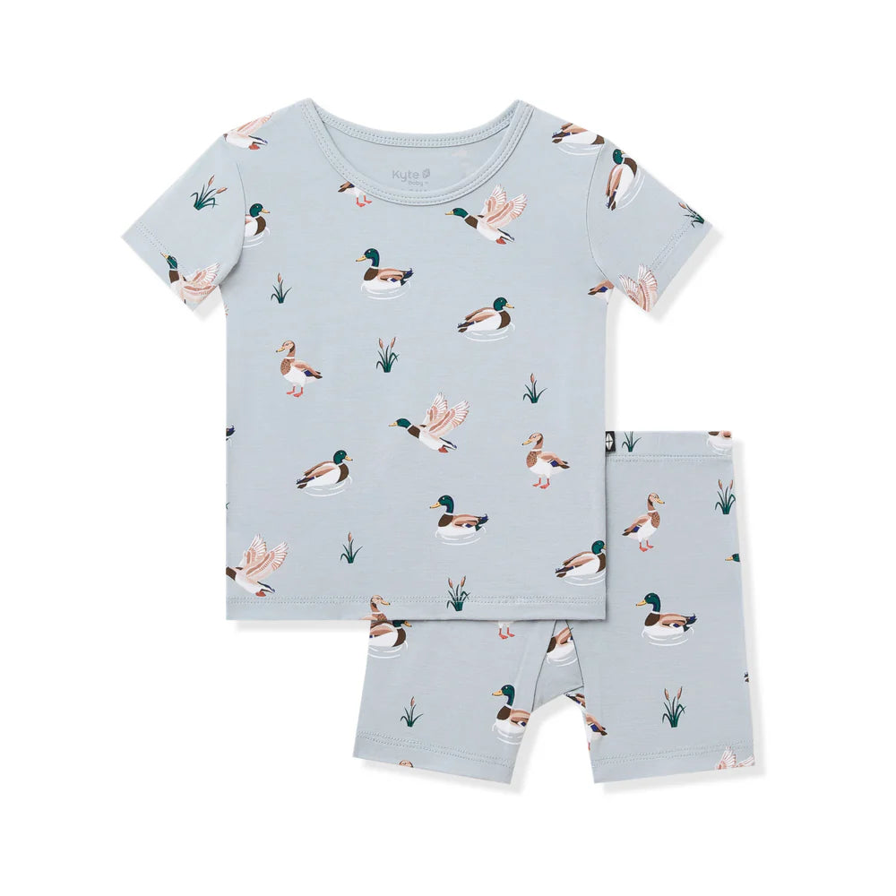 Kyte baby Short Sleeve Toddler Pajama Set - Mallard Duck