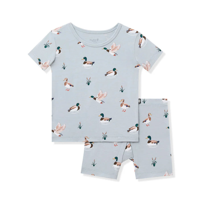 Kyte baby Short Sleeve Toddler Pajama Set - Mallard Duck