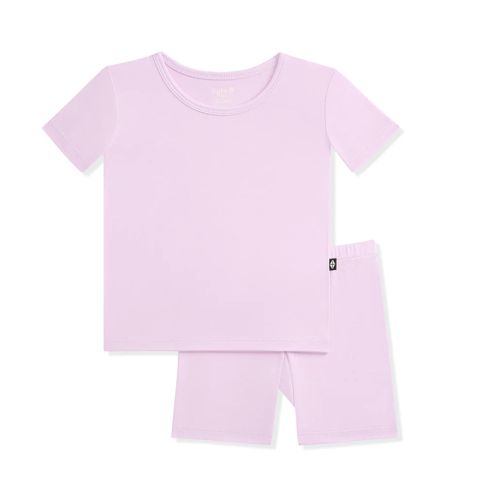 Kyte Baby Short Sleeve Toddler Pajama Set - Thistle