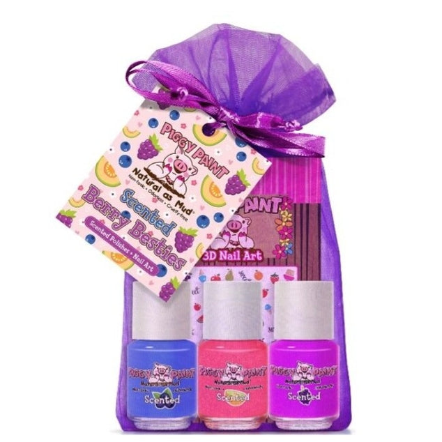 Piggy Paint Gift Set -  Scented Berry Besties