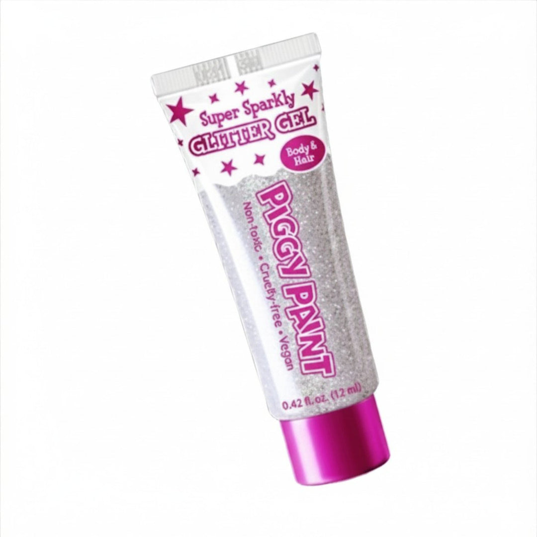 Piggy Paint Super Sparkle Fine Glitter Gel - White