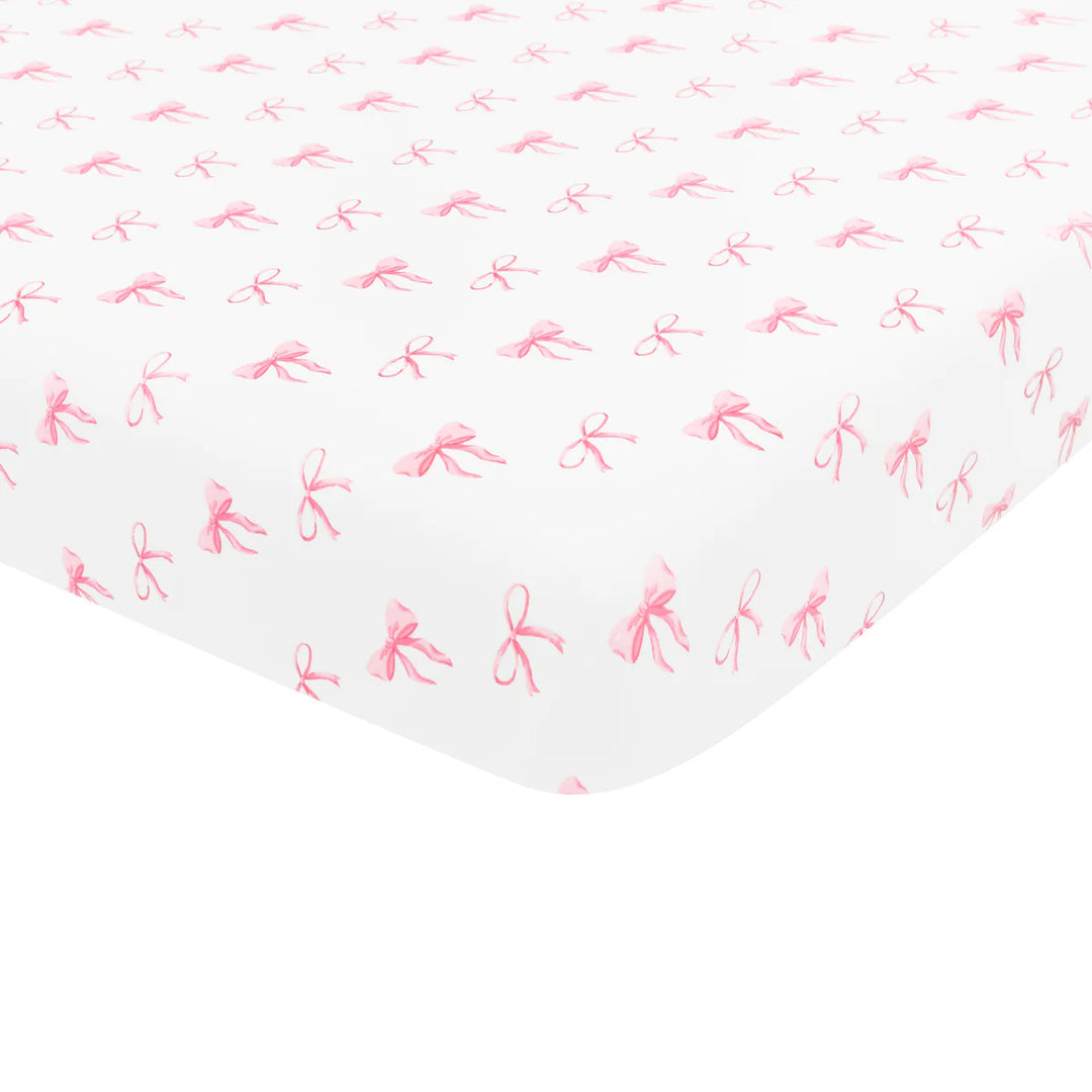 Kyte Baby Crib Sheet - Bow