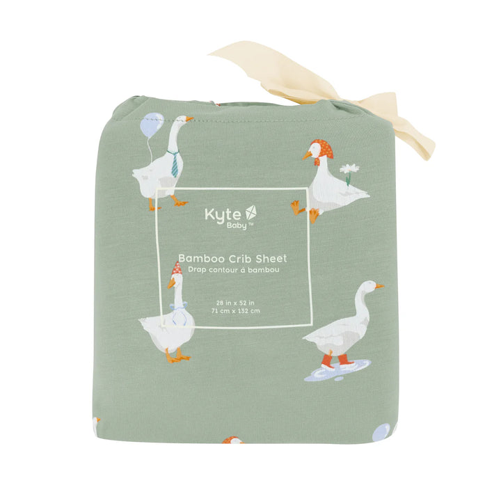 Kyte Baby Crib Sheet - Silly Goose