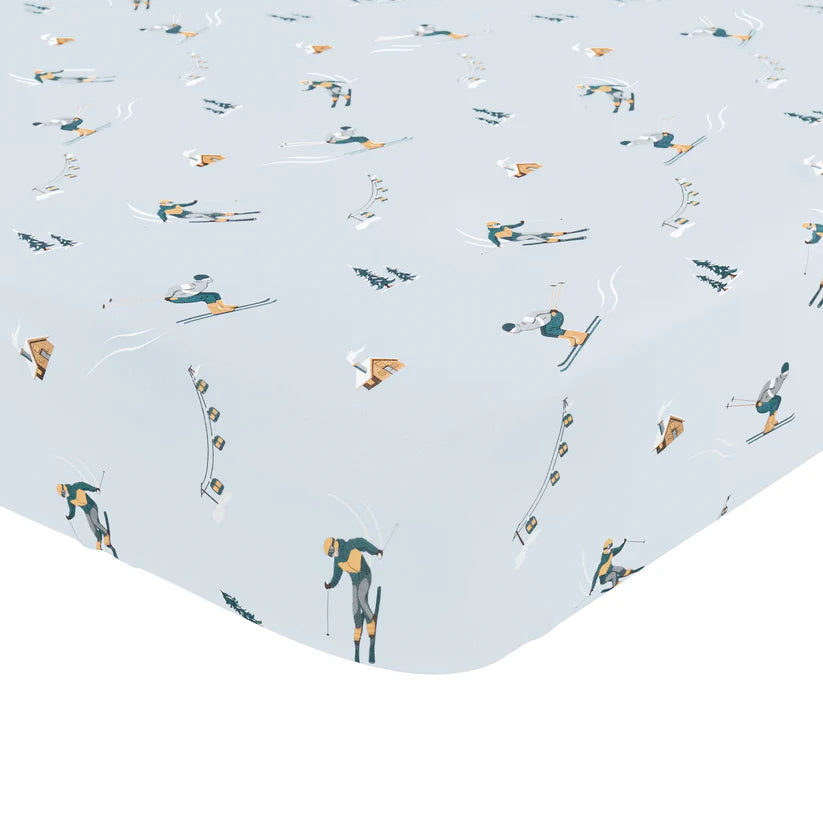 Kyte Baby Crib Sheet - Ski