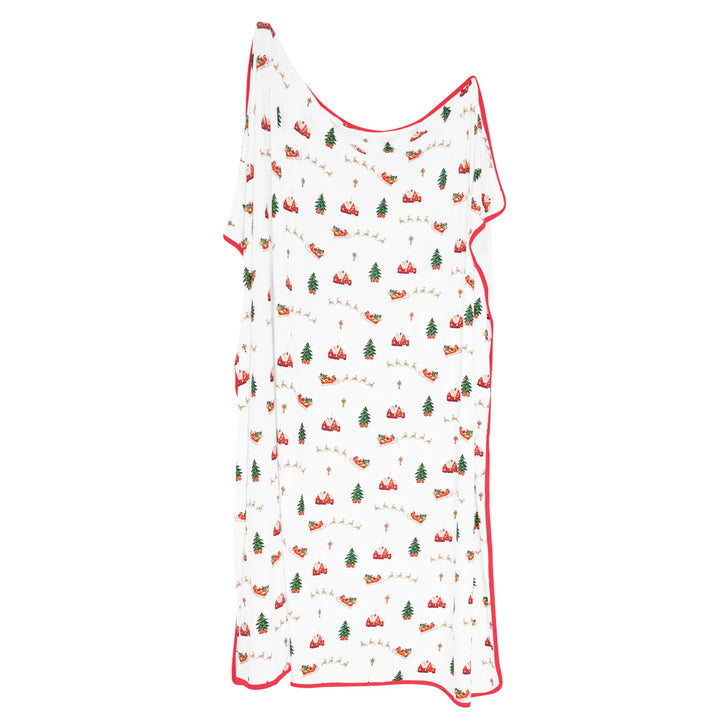 Kyte Baby Swaddle Blanket - Santa Sleigh