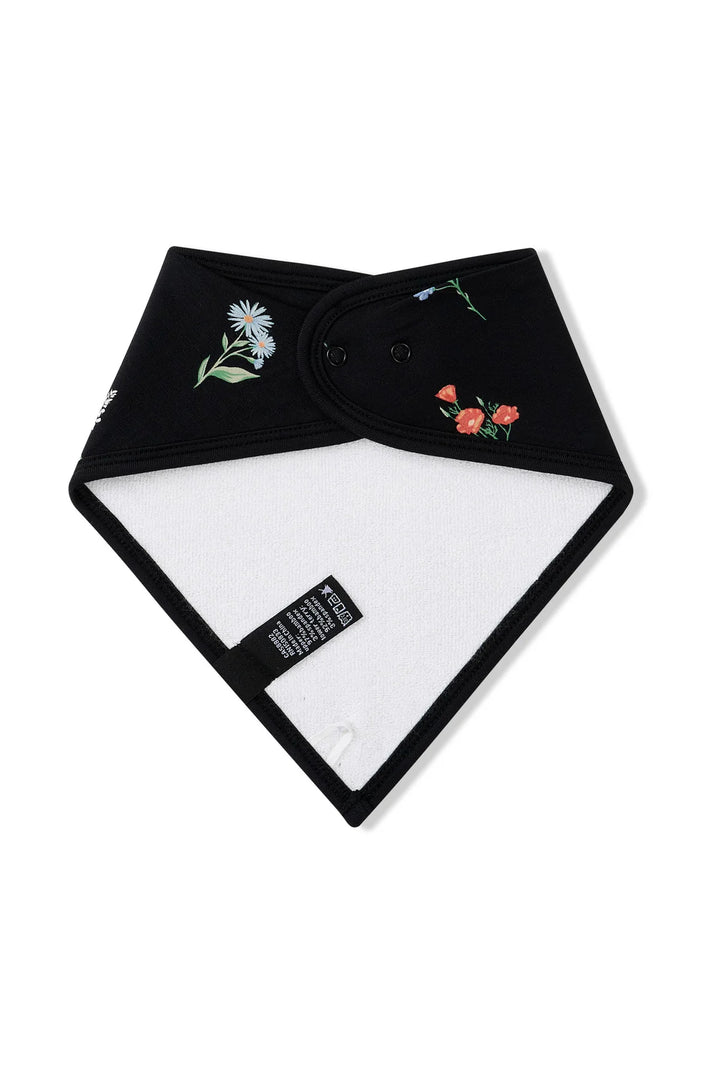 Kyte Baby Bib - Midnight Wildflower