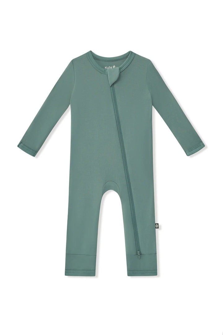 Kyte Baby Zippered Romper - Pine