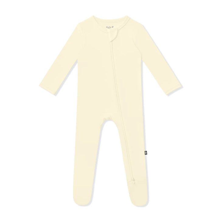 Kyte Baby Zippered Footie - Chamomile