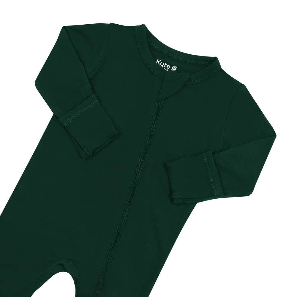 Kyte Baby Zippered Footie - Evergreen