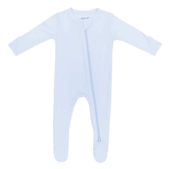 Kyte Baby Zippered Footie - Mist