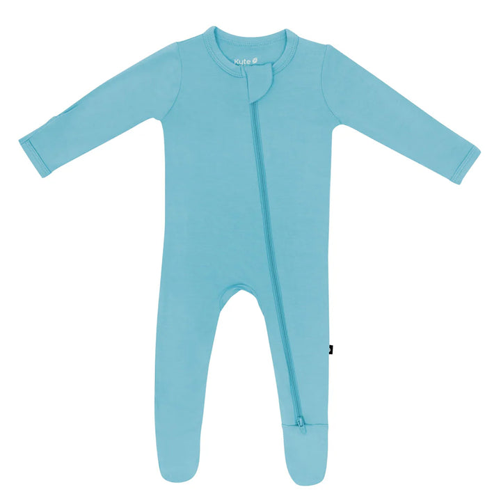 Kyte Baby Zippered Footie - Makai