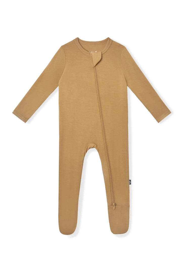 Kyte Baby Zippered Footie - Ochre