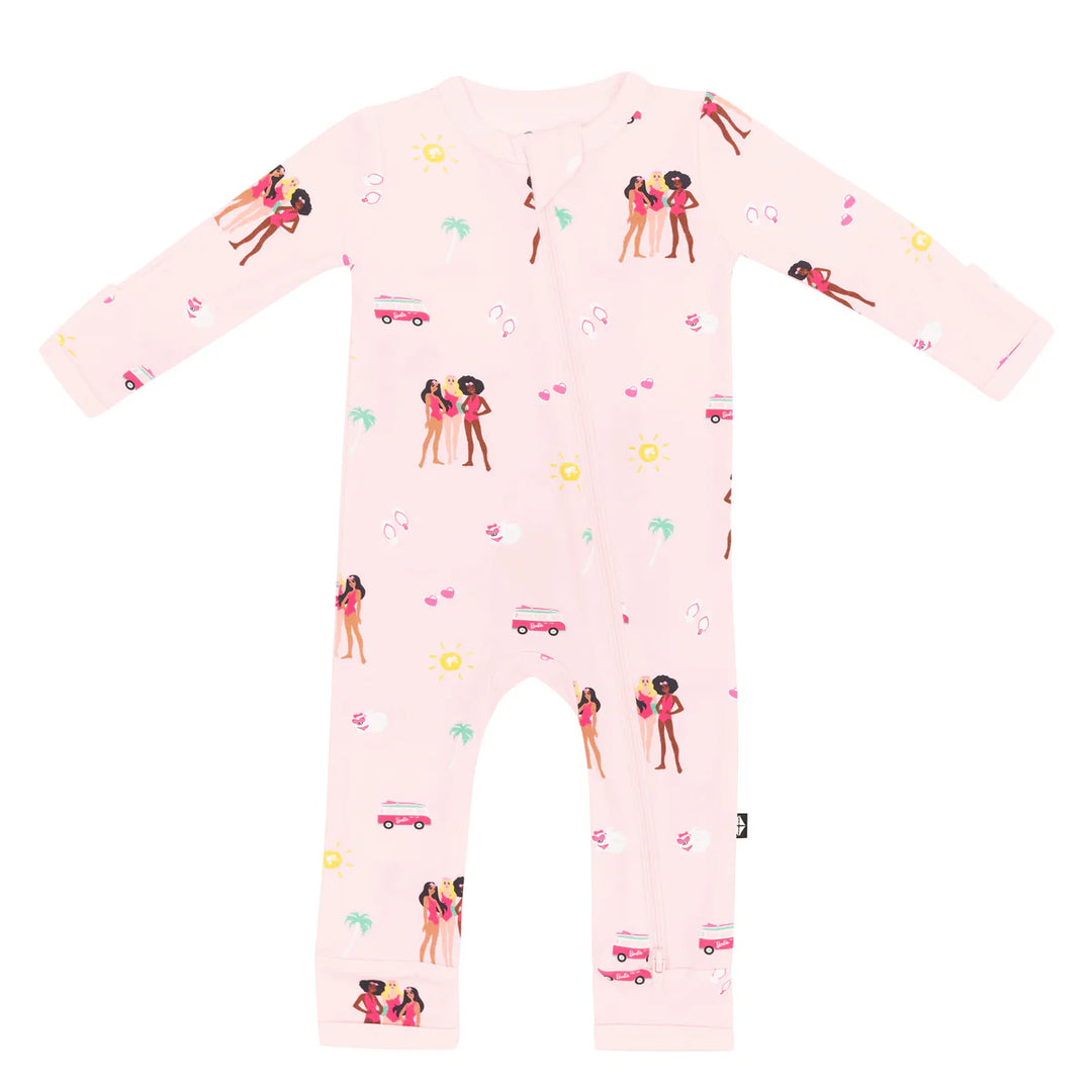 Kyte Baby Zippered Romper - Barbie Beach Kyte Baby Zippered Romper - Barbie Beach