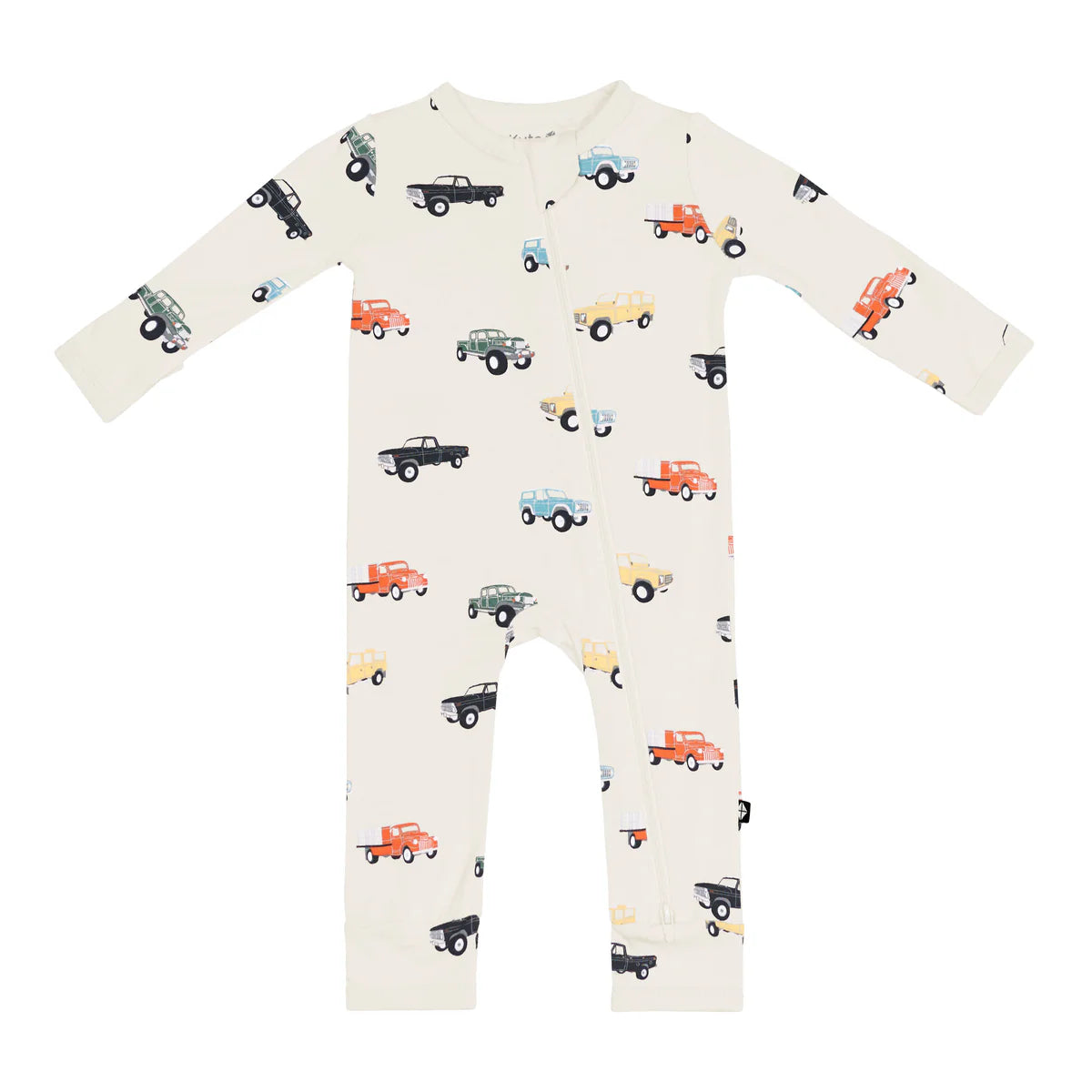 Kyte Baby Zippered Romper - Vintage Truck