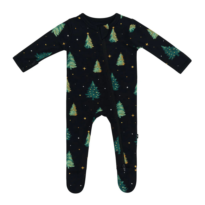 Kyte Baby Zippered Footie - Twinkle Tree