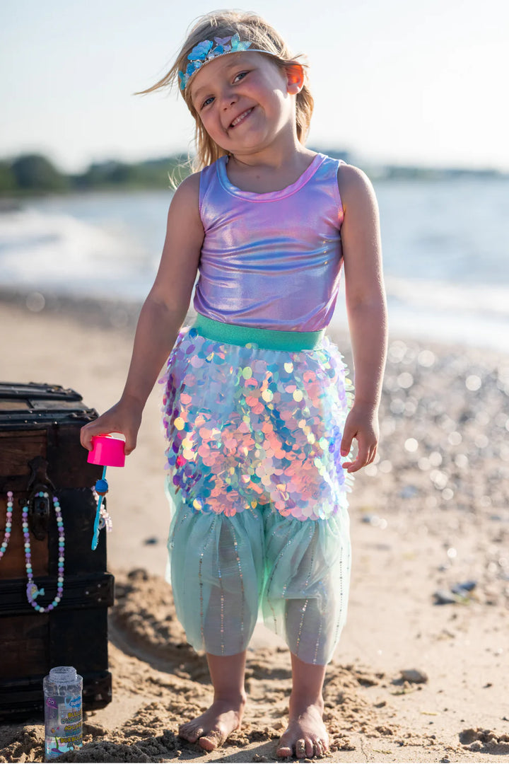 Great Pretenders Bling Bling Mermaid Skirt &amp; Hairclip Set - Mint