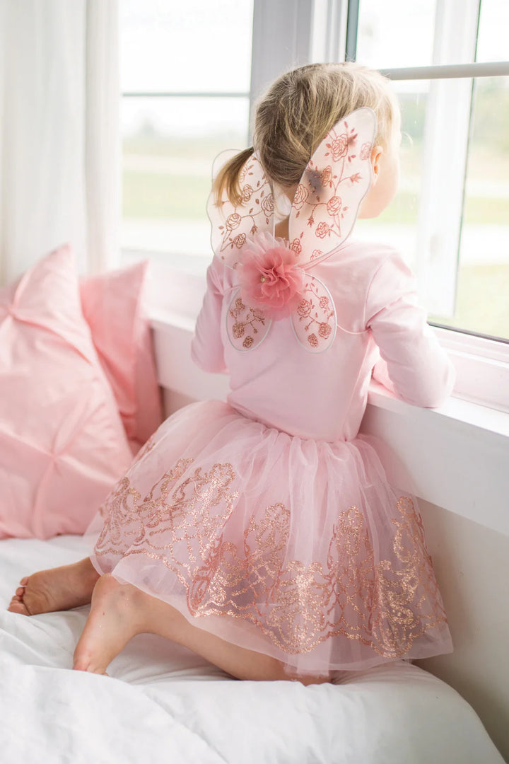 Great Pretenders Tutu &amp; Wings Set - Rose Gold