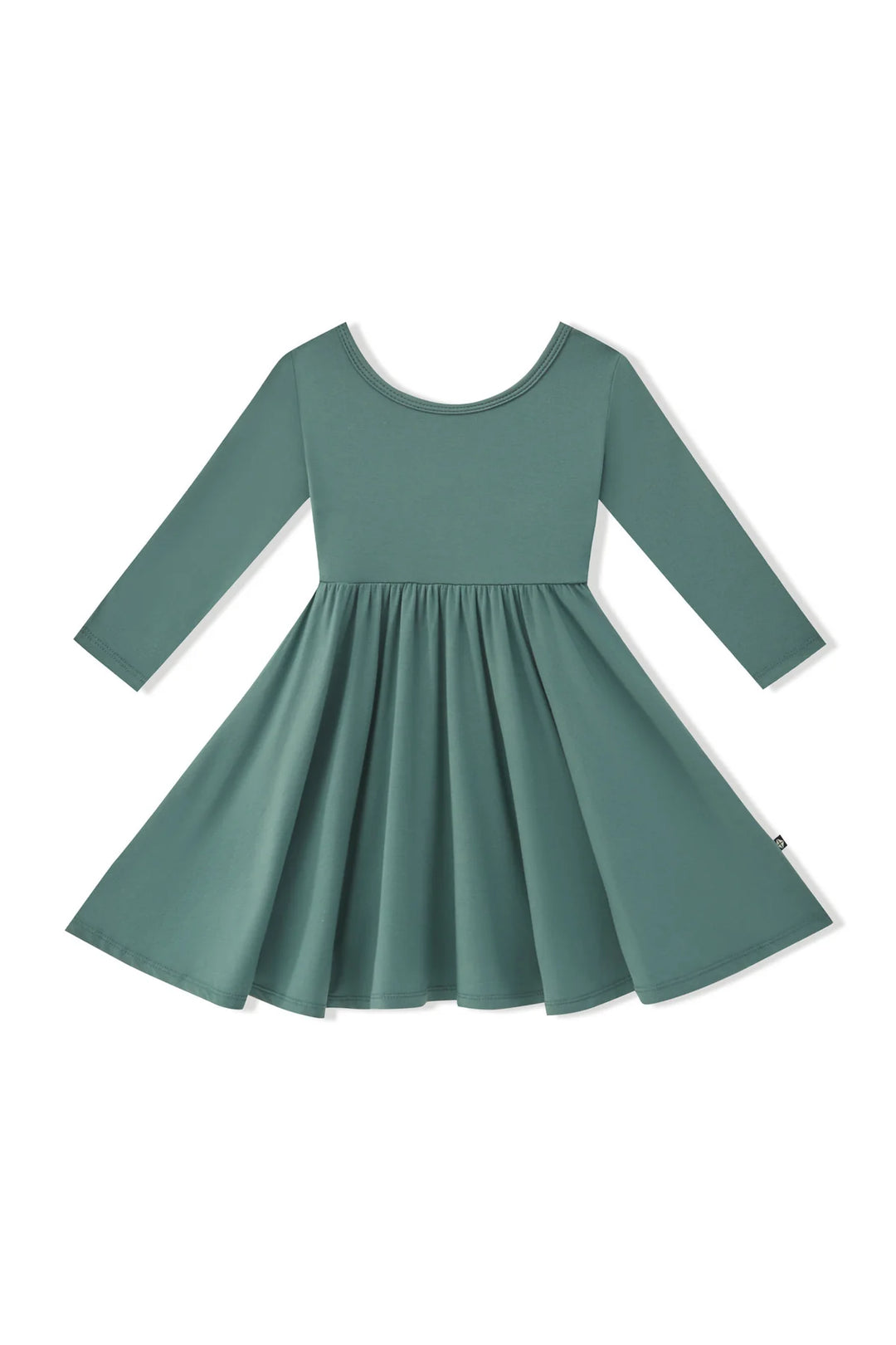 Kyte Baby Long Sleeve Twirl Dress - Pine