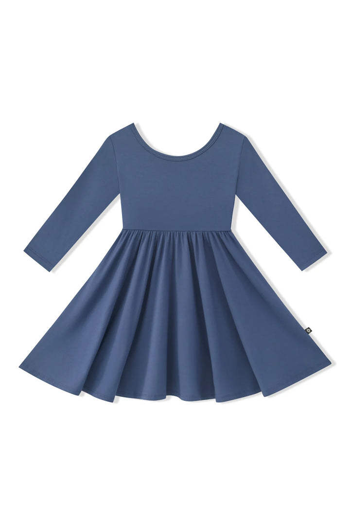 Kyte Baby Long Sleeve Twirl Dress - Oxford