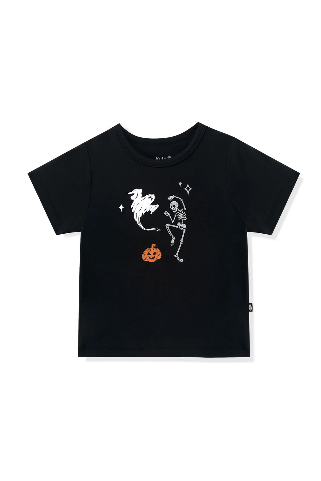 Kyte Baby Toddler Basic Tee - Halloween Friends on Midnight