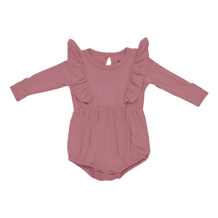 Kyte Baby Long Sleeve Bubble Romper - Dusty Rose Kyte Baby Long Sleeve Bubble Romper - Dusty Rose