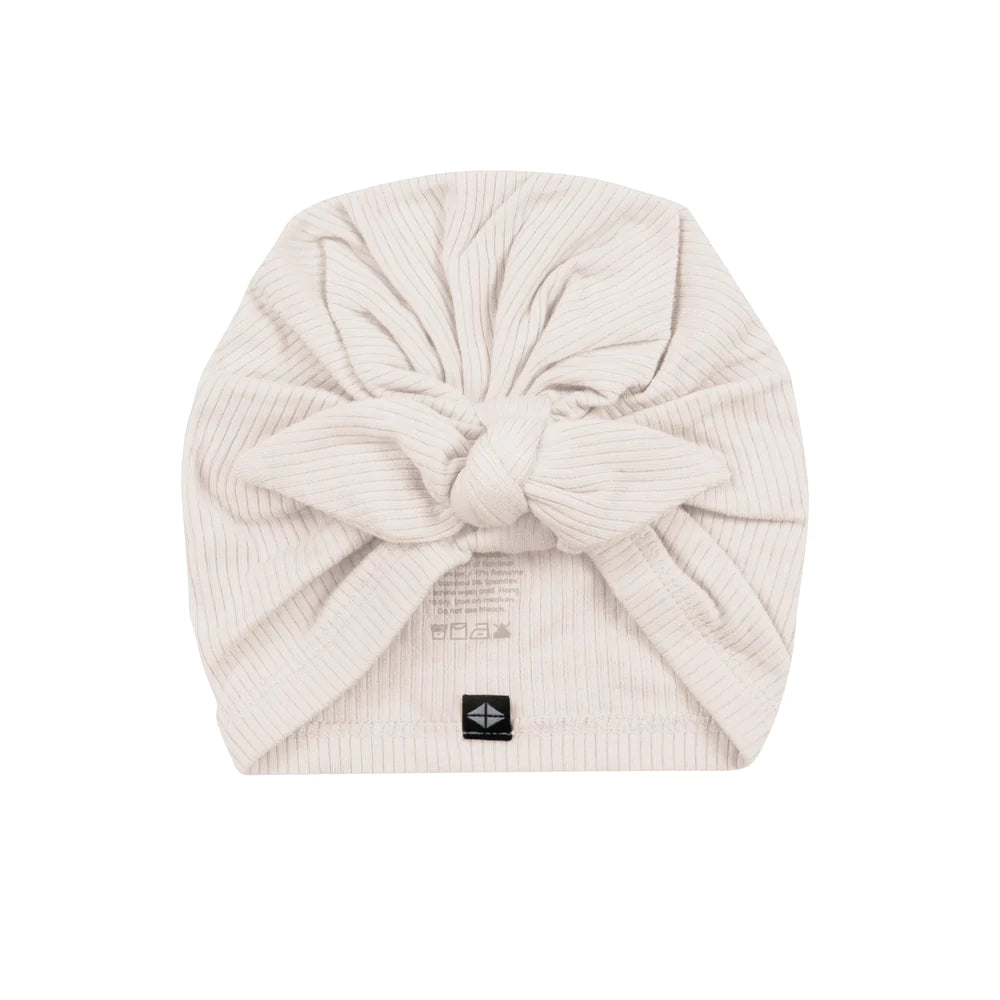 Kyte Baby Ribbed Headwrap - Oat Kyte Baby Ribbed Headwrap - Oat