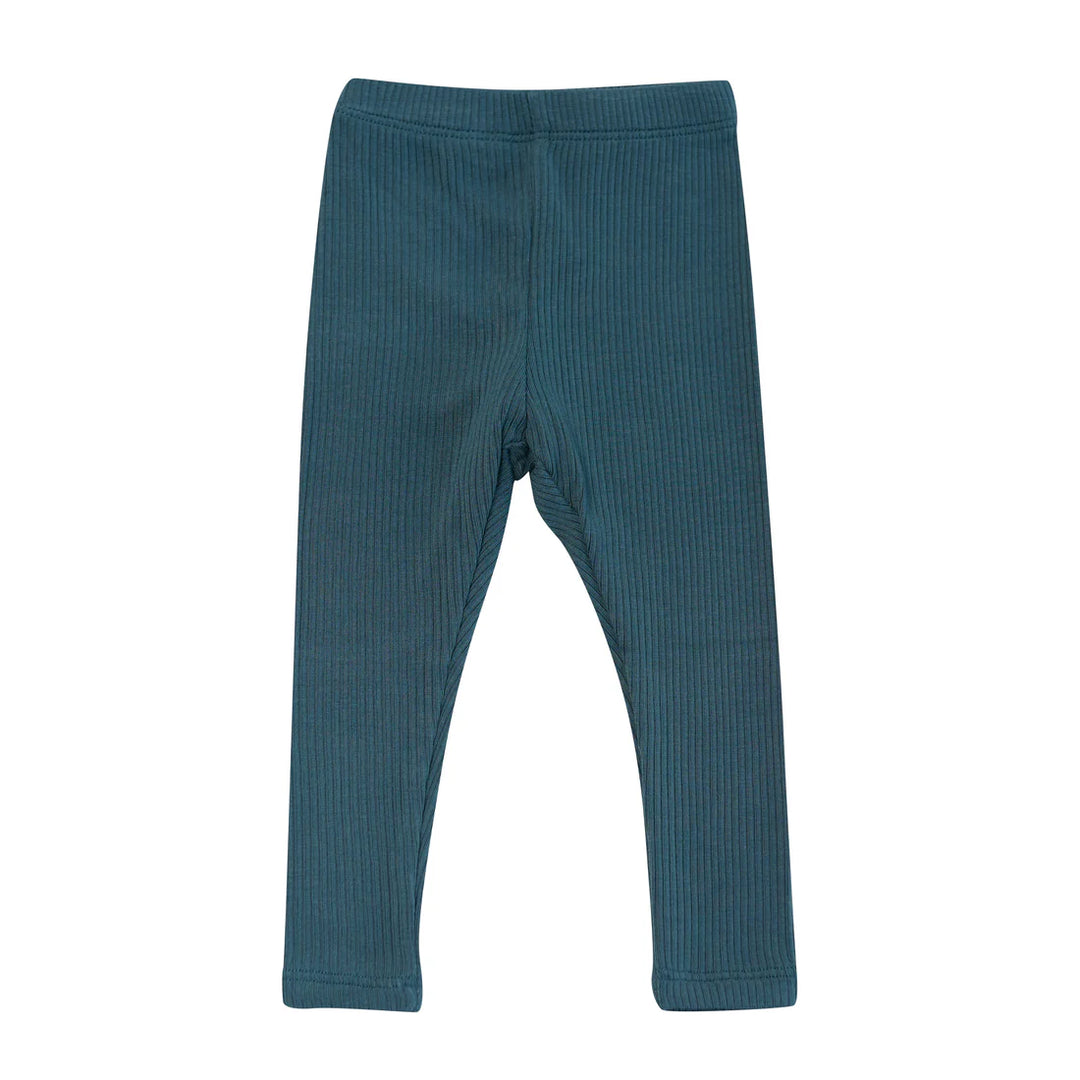 Kyte Baby Ribbed Leggings - Atlantic