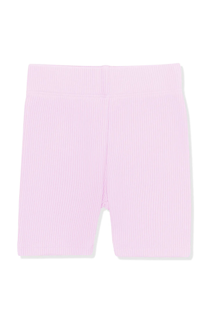 Kyte Baby Ribbed Toddler Biker Shorts - Thistle