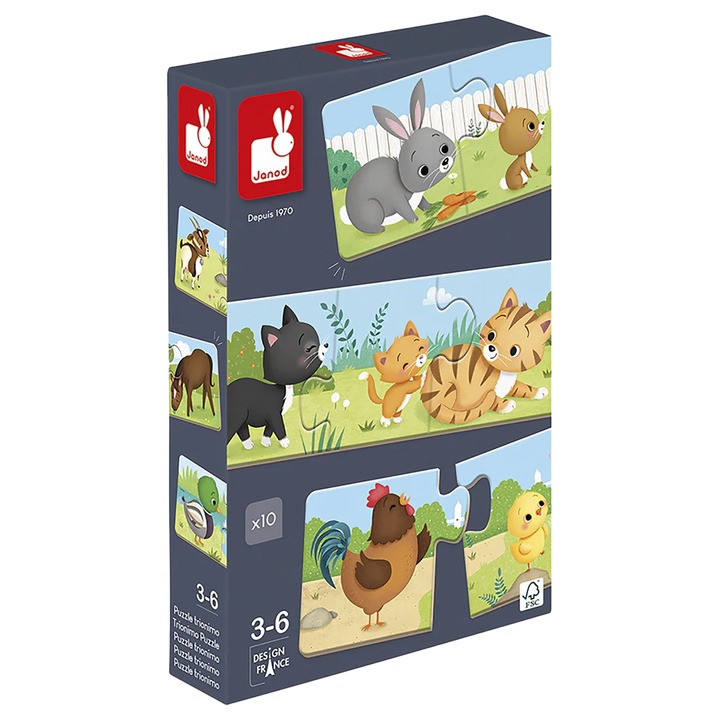 Janod Trionimo 10 Puzzles