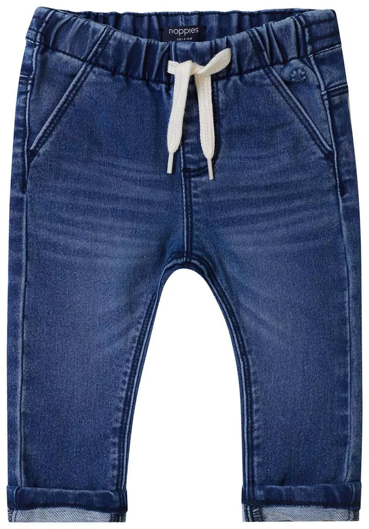 Noppies Tappan Relaxed Fit Denim Pants - Vintage Blue