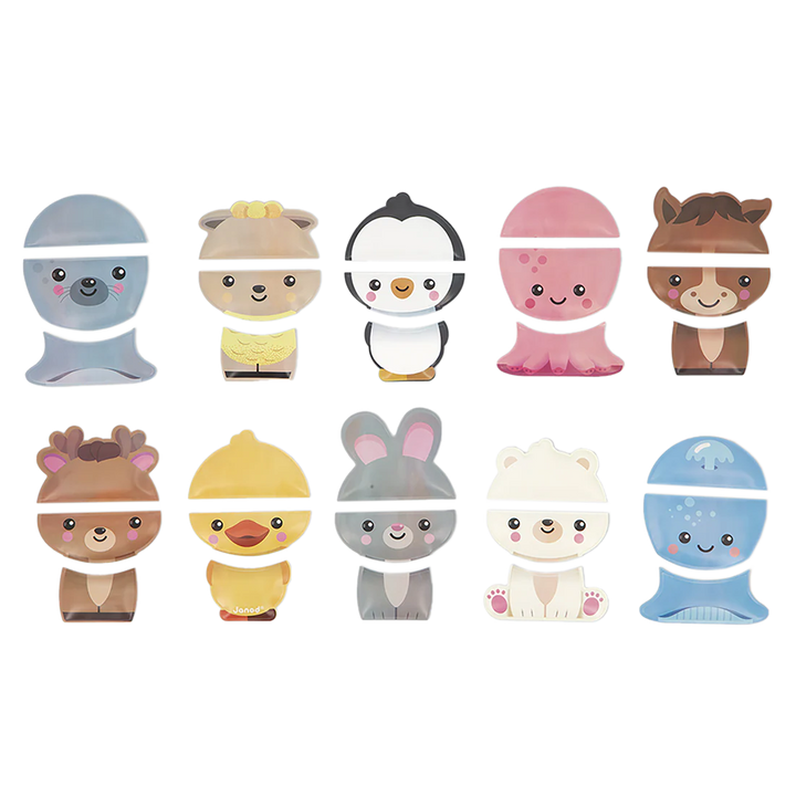 Janod Bath Mix &amp; Match - Animals