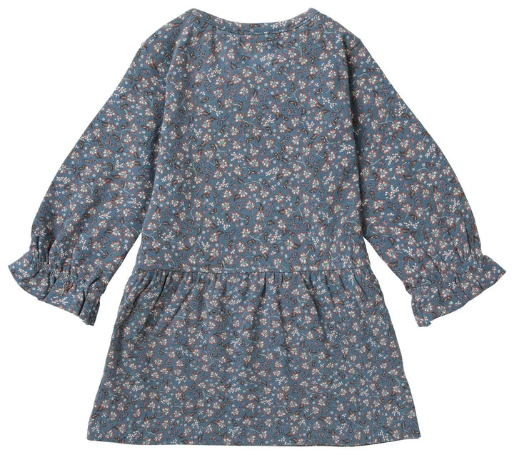 Noppies Vella Dress Long Sleeve Allover Print - Storm Blue