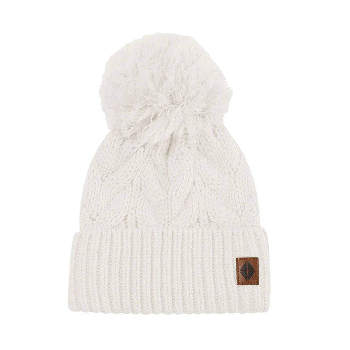 Kyte Baby Chunky Cable Knit Beanie  - Oat