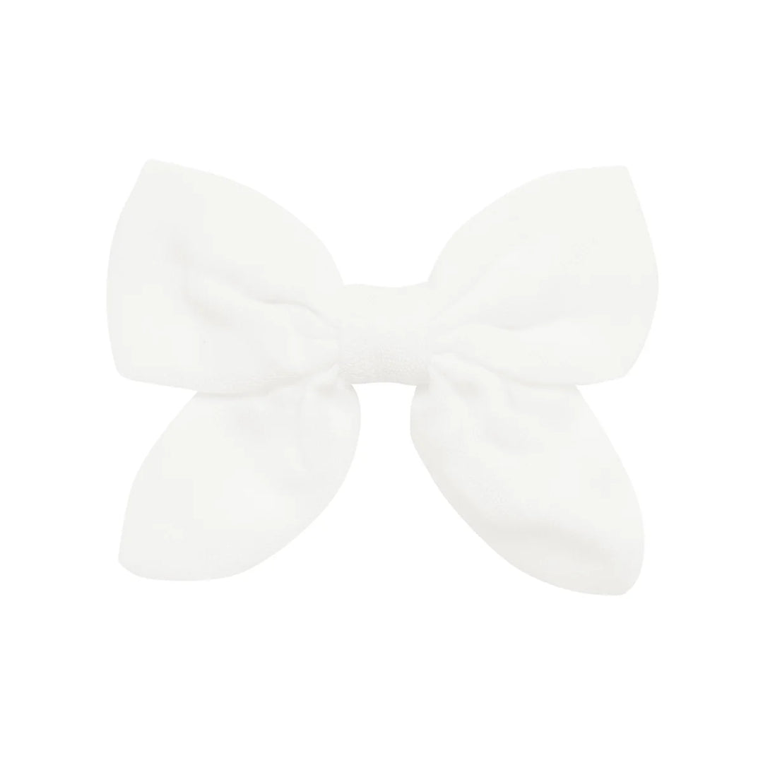 Kyte Baby Bamboo Muslin Alligator Clip Bow - Cloud Kyte Baby Bamboo Muslin Alligator Clip Bow - Cloud
