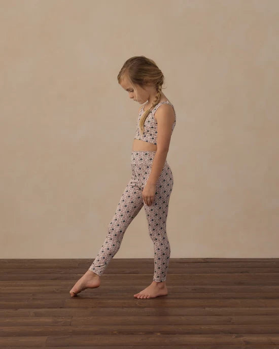 Rylee and Cru Basic Legging - Blue Primrose