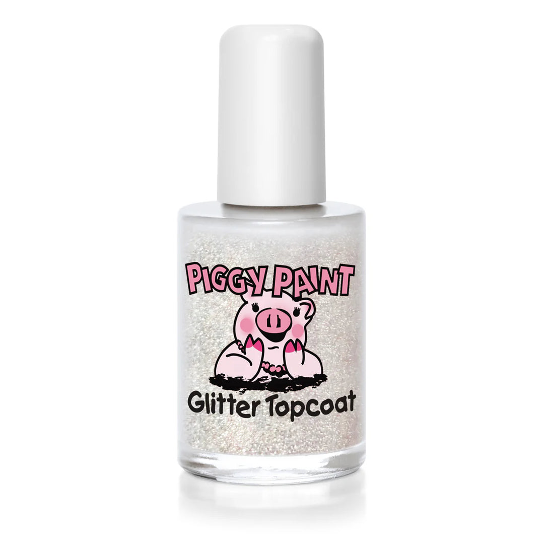 Piggy Paint Natural Nail Polish - Glitter Top Coat