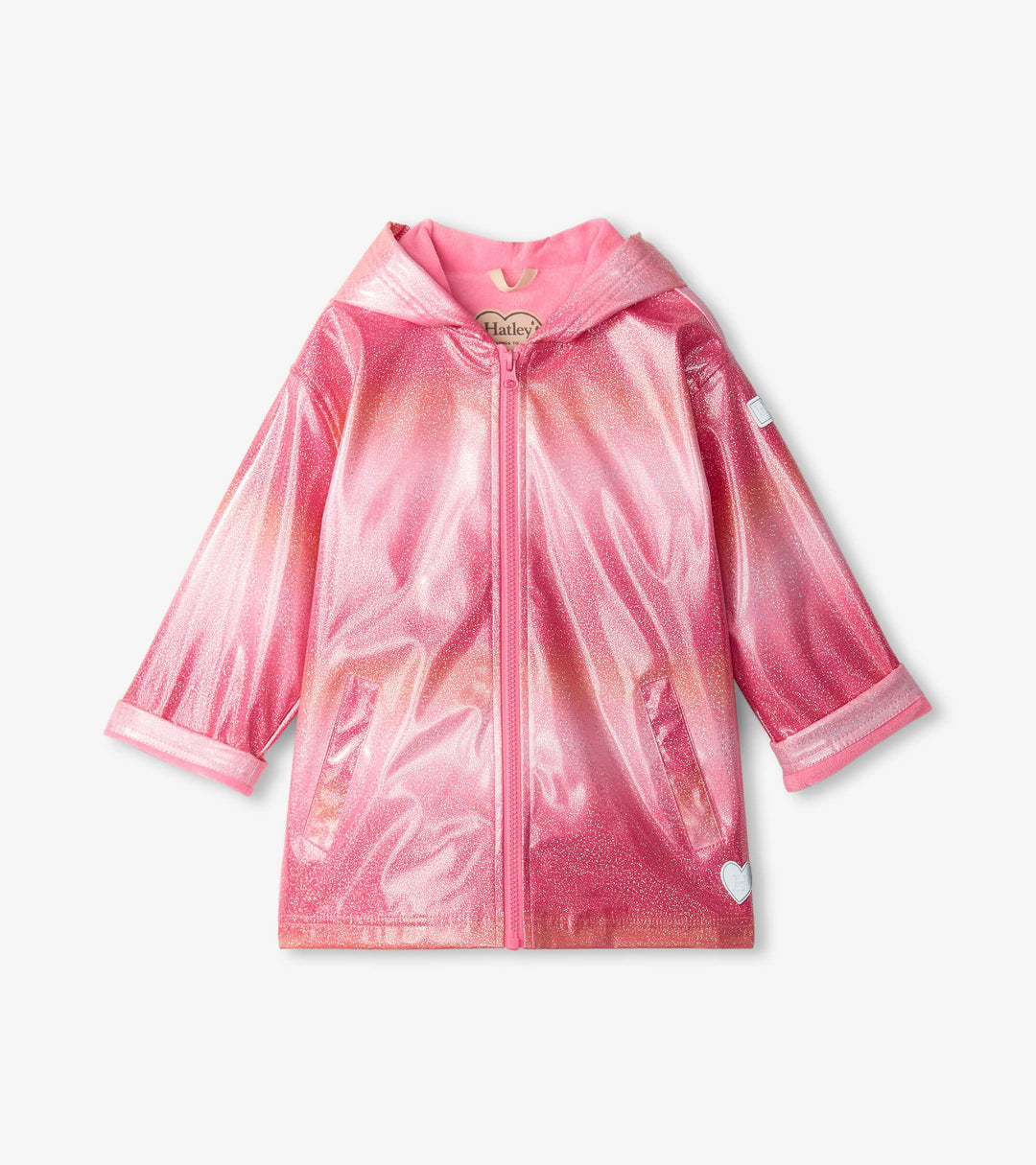 Hatley Zip Up Rain Jacket - Summer Stripe