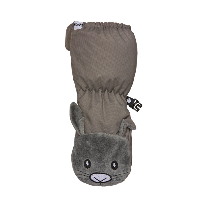 Kombi Sherpa Animal Infant Mittens - Latte Fox