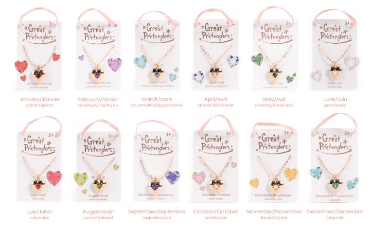 Great Pretenders Birthstone Locket Necklace - Assorted