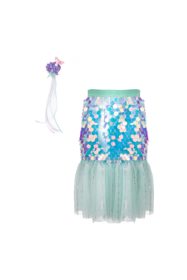 Great Pretenders Bling Bling Mermaid Skirt &amp; Hairclip Set - Mint